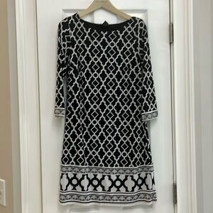 INC International Concept Morrocan Window Shift Dress Womens